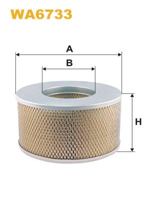 WIX FILTERS Воздушный фильтр WA6733